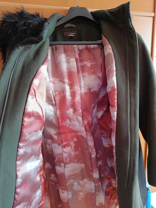 Зимно палто вълна