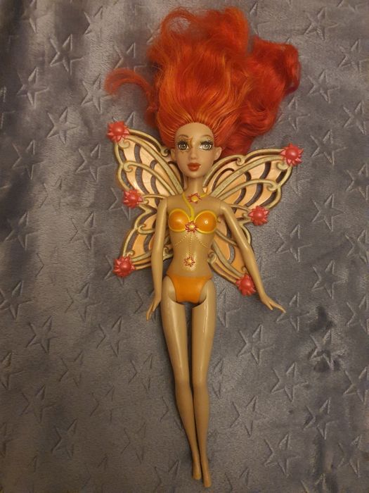 Papusa Barbie Fairytopia Magic, Tinkerball, Clopotica, haine origina