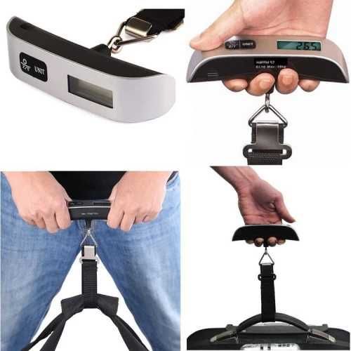 Везна за претегляне на багаж до 50кг/Ръчен кантар за самолетен багаж