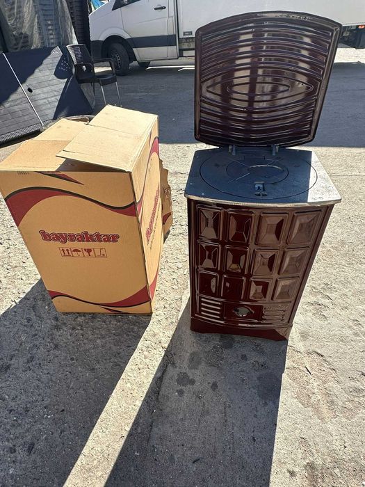 Печкa чудо на дърва и въглища пълен комплект