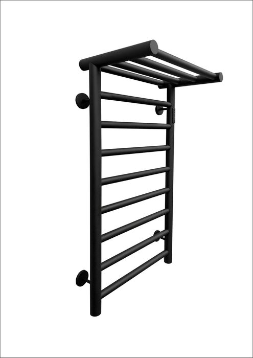 Используйте полотенцесушитель круглый год. Полочка тоже греет.