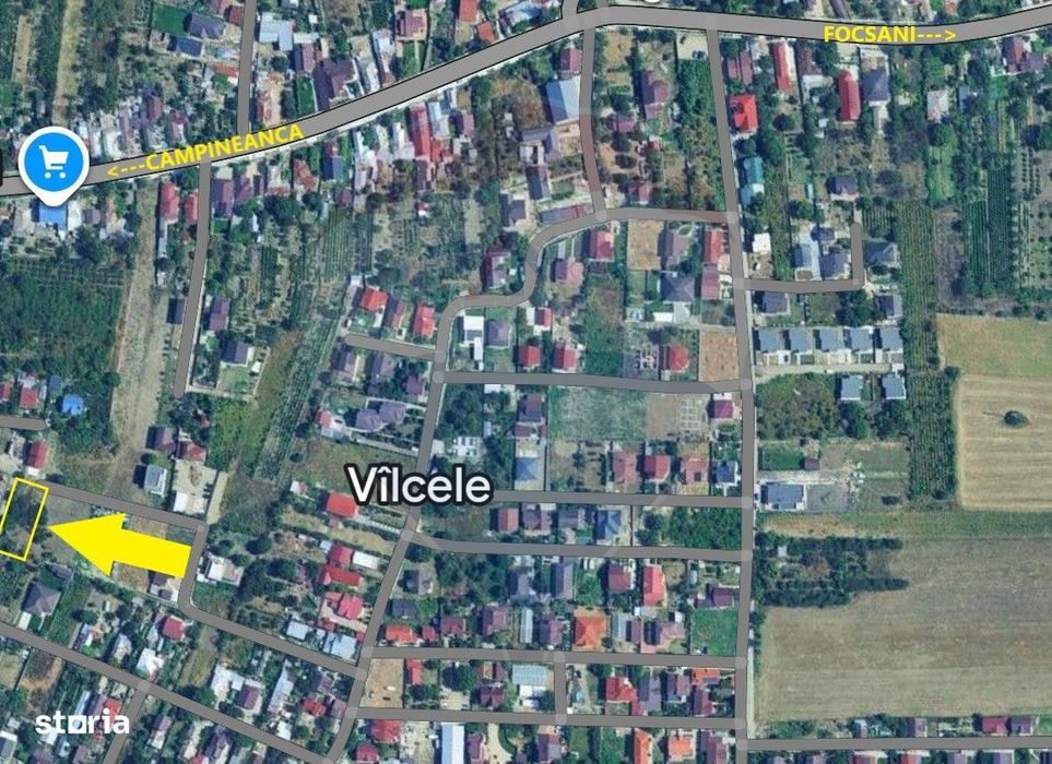 Teren 495mp Campineanca / Strada Trandafirilor