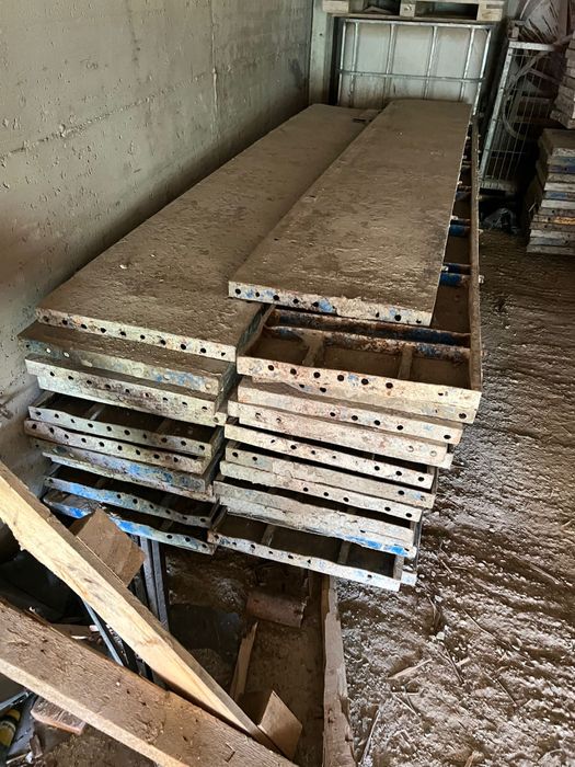 Set 88 Panouri Metalice Cofrat Stâlpi (50x300 cm) - Cofrare Rapida