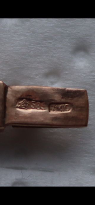 Комплект колье и браслет с рубином