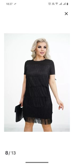 Продам вечернее чёрное платье.