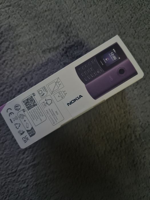 Telefon mobil Nokia 110 4G Dual SIM, violet, 1450 mAh, USB-C