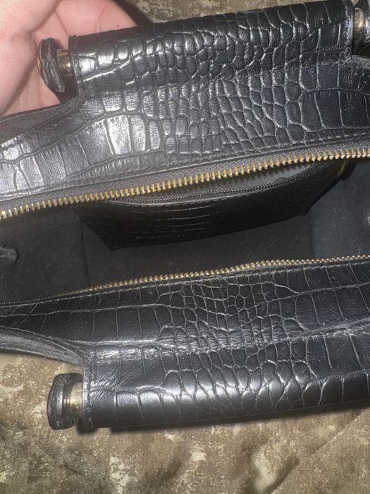 Сумка кожаная под крокодил Tony Belucci
