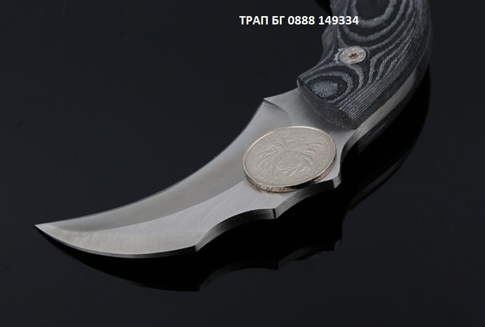 Тактически нож Карамбит Karambit ФУЛ ТАНГ Полимерна кания