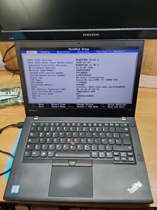 Lenovo T470 i5 gen 6si7 incomplete