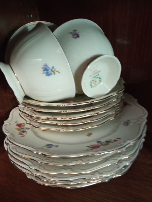 Фарфоровый чайно кофейный сервиз ГДР