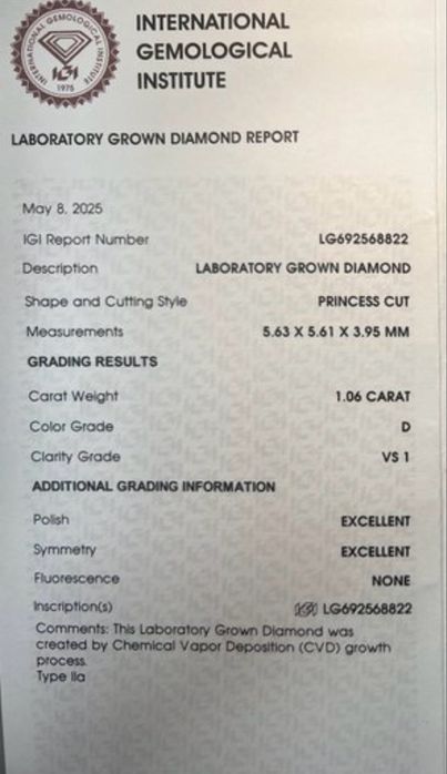 Pandant aur alb cu diamant LGD