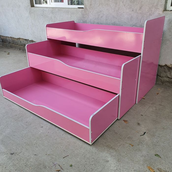 Детский раскладной 3х этажный кровать