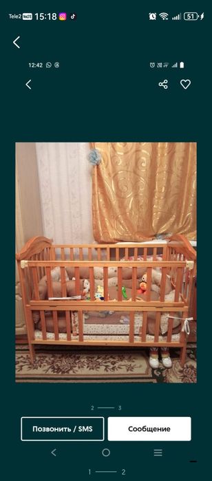 Детская кроватка