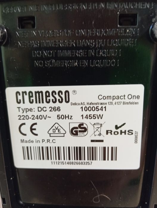 Кофемашина Cremesso