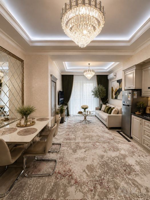 2-комнатная квартира 46 м², Шайхантахурский район, 1 этаж, ЖК Gardens