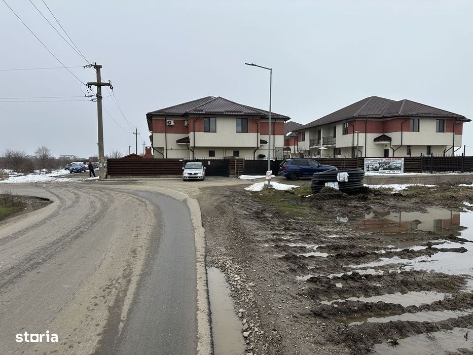 Teren Bragadiru strada asfaltată