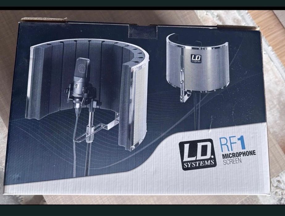 Ecran pentru absorbtie a sunetului + pop filter