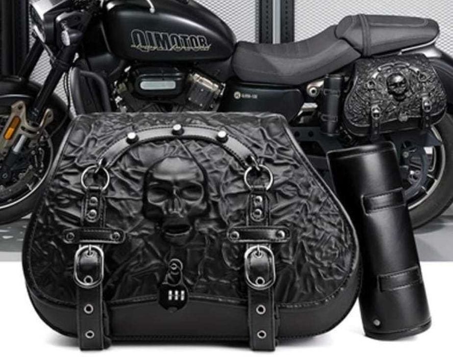 Set genti moto cu incuietoare