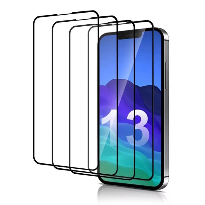 Husa XCASE Silicon+Folie Sticla 13D Full Cover Iphone 13/14/15 PRO MAX
