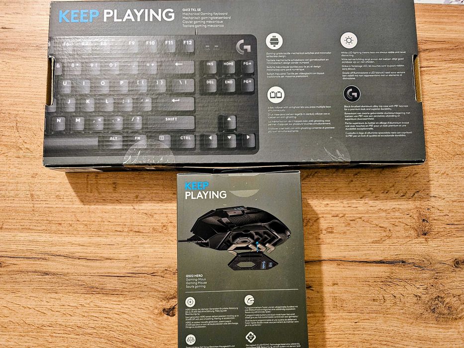 Tastatura + mouse gaming Logitech