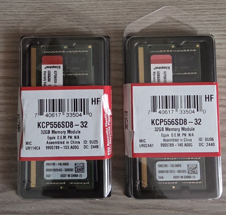 Vand 32GB DDR5 SODIMM 5600MHz Laptop