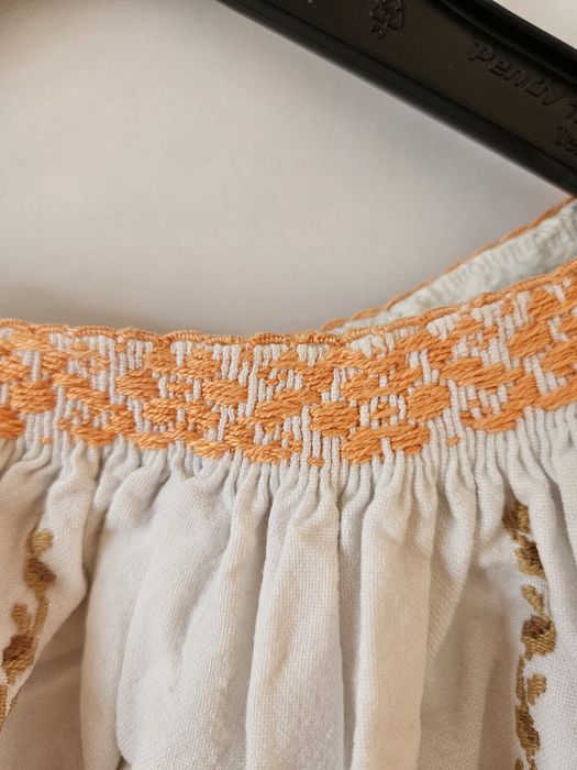 Camasa populara vintage cusuta manual