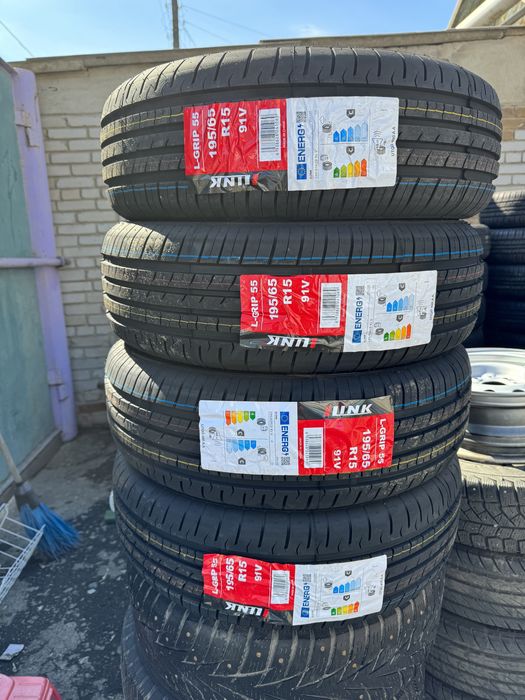 Резина 195/65 R15 новая мягкая безшумная 75 тысяч комплет