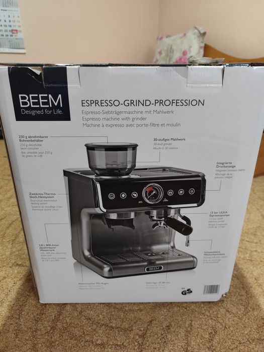 BEEM ESPRESSO-GRIND-PROFESSION Еспресо машина с портафилтър