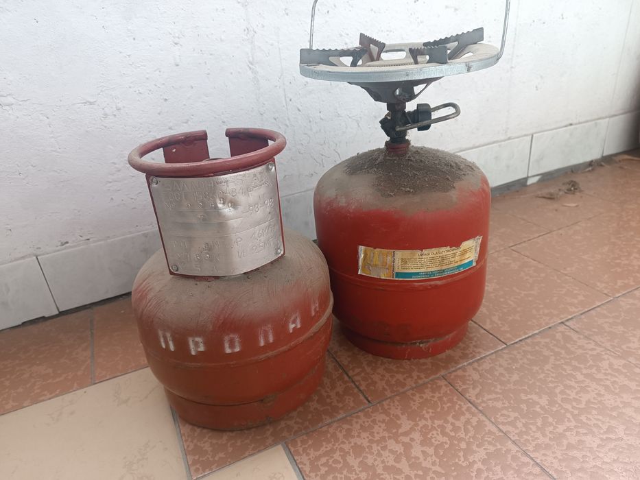 2бр Газови бутилки с котлон