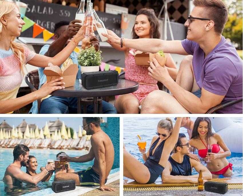 SoundPulse™ Kолона Tronsmart Force+ 40W 3D BASS Гласов Контрол TWS NFC