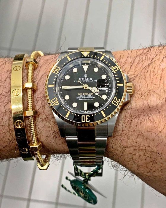 Rolex Sea-Dweller 43mm сребро злато