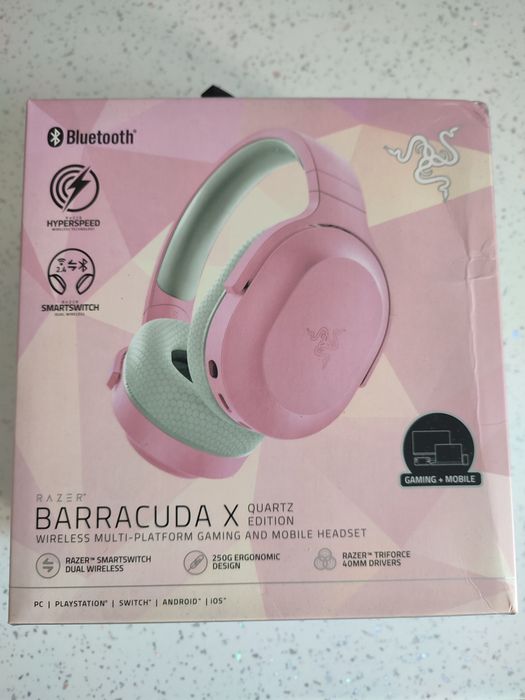 Casti Razer Baracuda x roz wireless