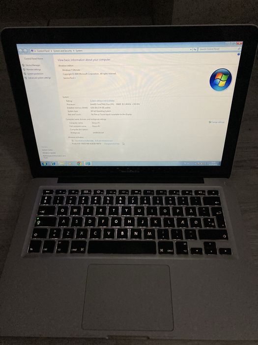 Vand macbook pro 2010 cu ssd 128gb