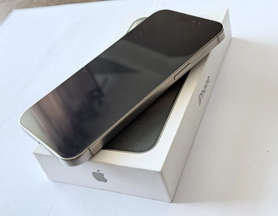 Apple iPhone 15 Pro Max 256GB Natural Titanium Smartphone with Origina