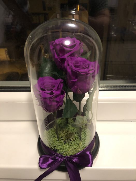 Buchet 3 criogenati in cupola cristalina 250 lei