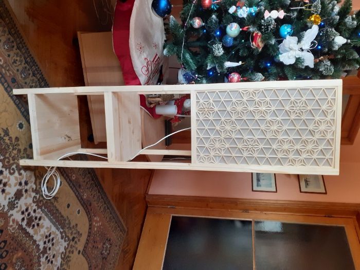 Lampadar KUMIKO cu noptiera