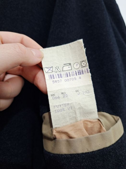 Pardesiu gros Hugo BOSS Vintage Celica avant garde 75% bumbac mărime L