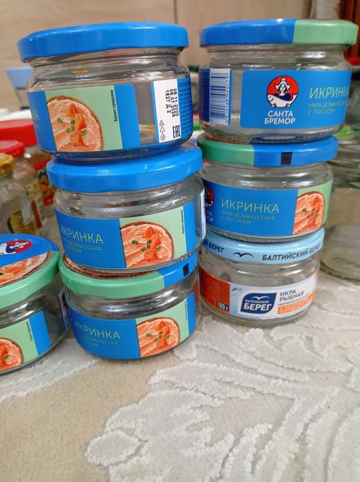 Банки разных ёмкостей