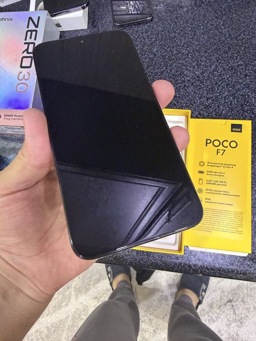 poco f7 pamit 8.256g holati yahwi koropka dak bor oqip qlila