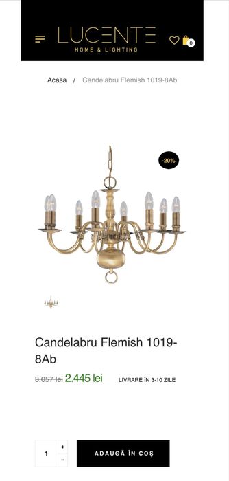 Candelabru Stil Clasic Flemish