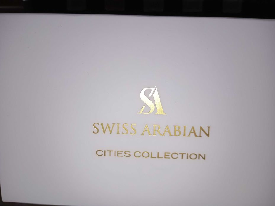 Мостри за парфюм Swiss Arabian. Cities Collection.