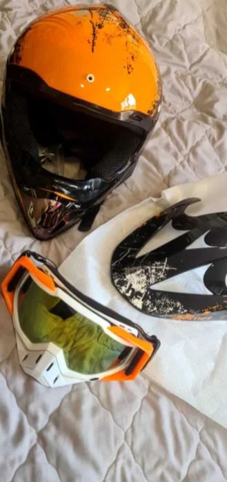 Каска + очила!!!