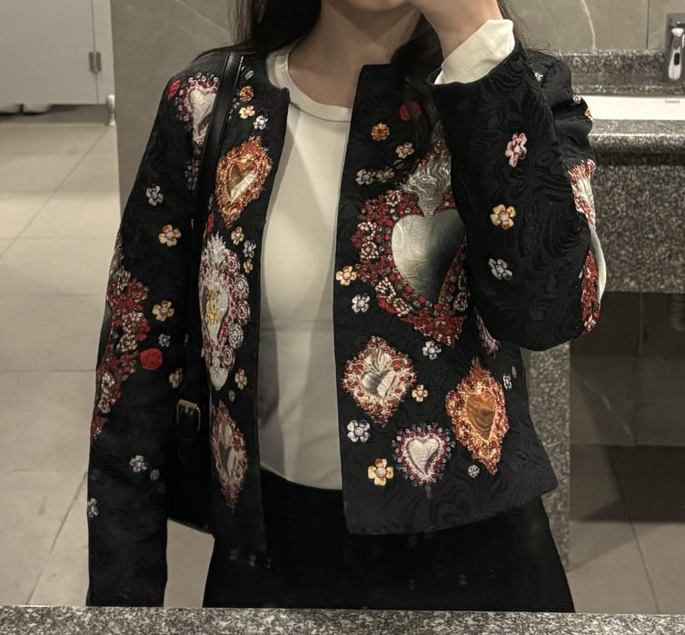 Пиджак с красивым рисунком