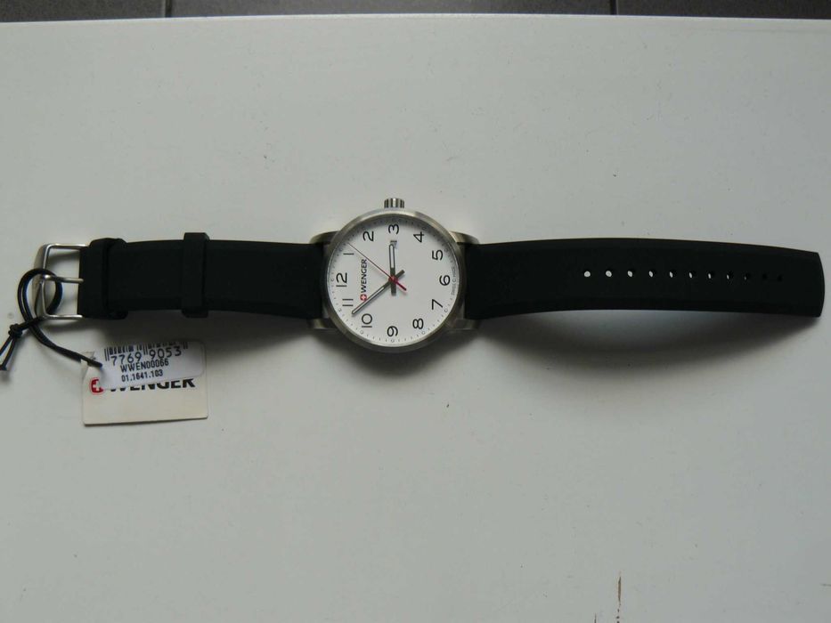 Ceas Barbati Elvetian WENGER 01.1641.103 Quartz Original Nou In Cutie