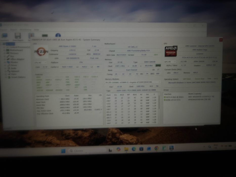 Laptop Accer Aspire A515-45