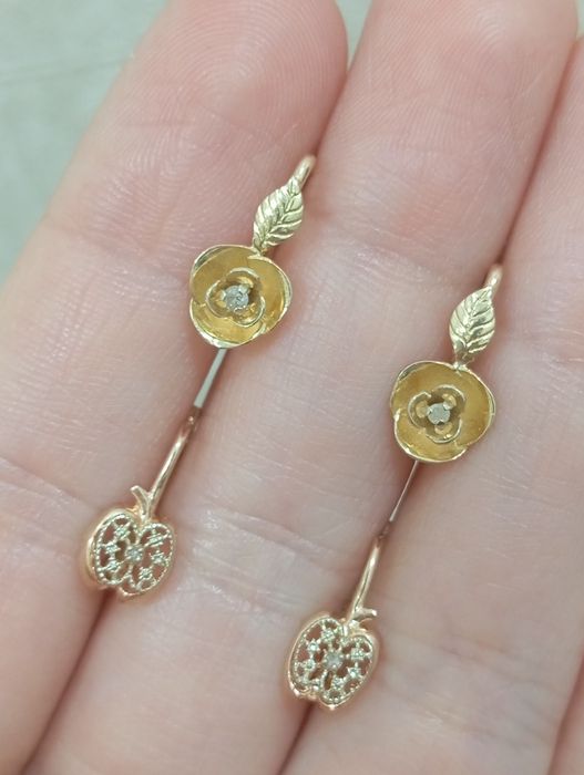 Tilla ziraklar золотые серьги кольца