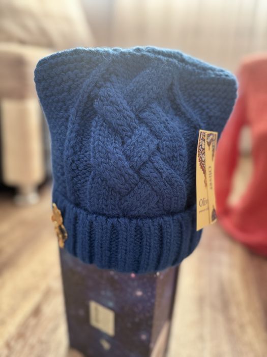 Шапка для девочек зимняя