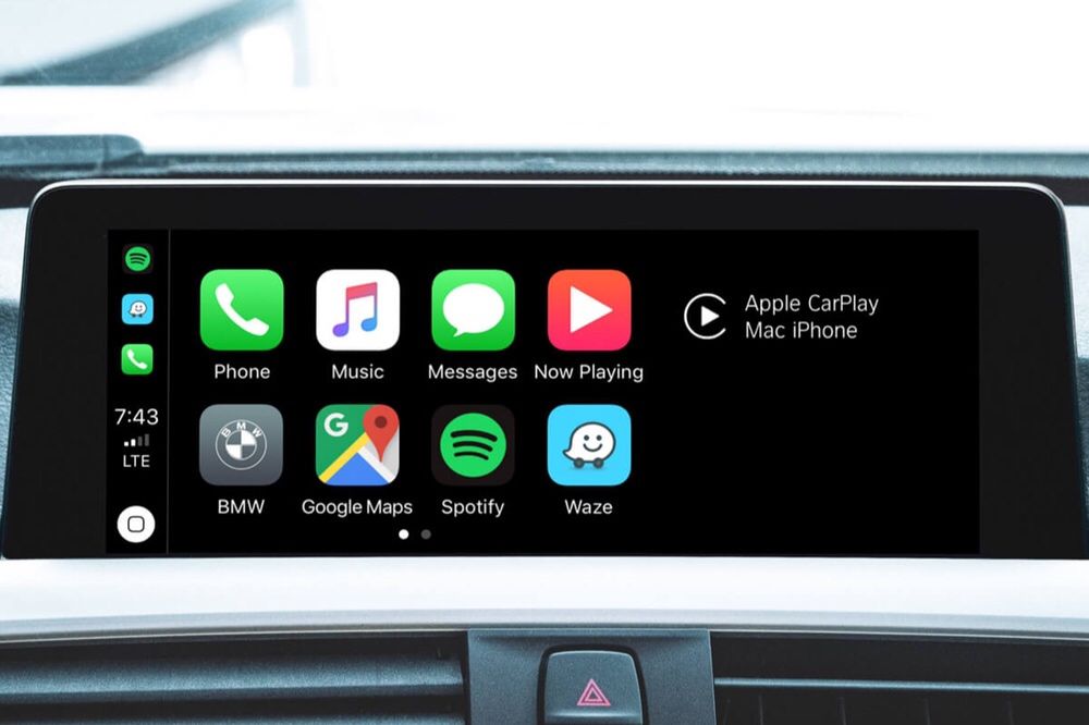 BMW Modul Navi Apple Carplay Screen Mirroring Waze EVO ID5 G10 G30 F30