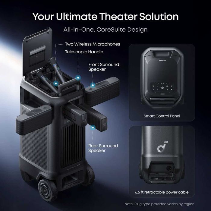 Închiriere proiector 4K Soundcore Nebula X1 Pro + ecran 200”