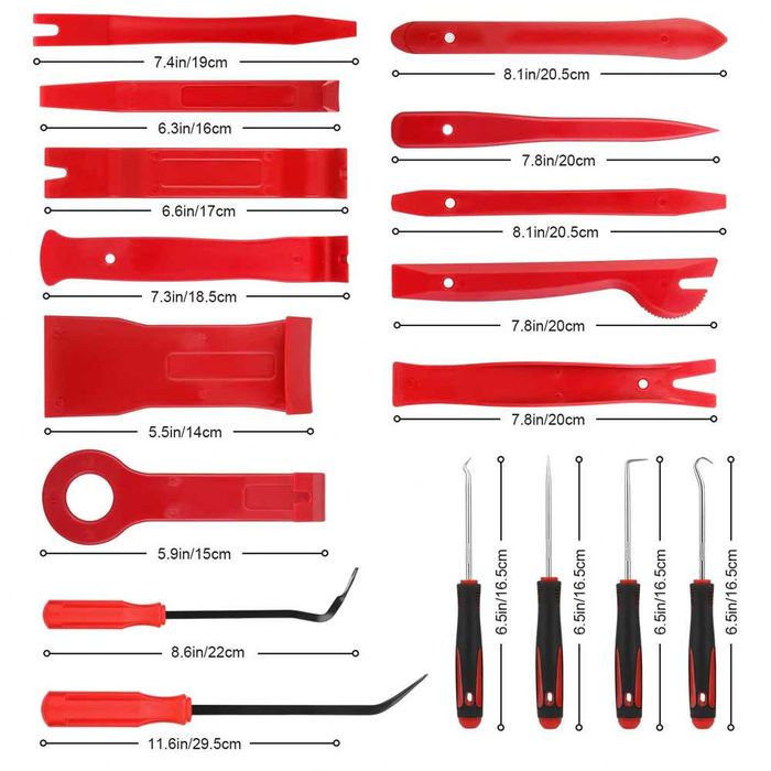 38 Части Комплект за демонтаж на интериор, разглобяване на интериор